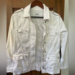 Kensie jeans white cotton jacket